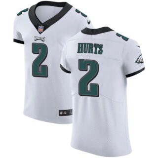 Nike Eagles #2 Jalen Hurts White Men's Stitched NFL New Elite Jersey