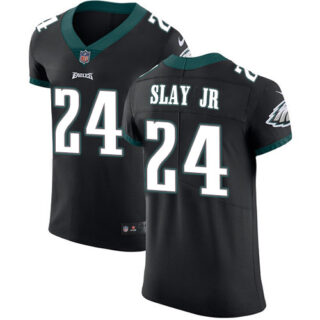 Nike Eagles #24 Darius Slay Jr Black Alternate Men's Stitched NFL New Elite Jersey