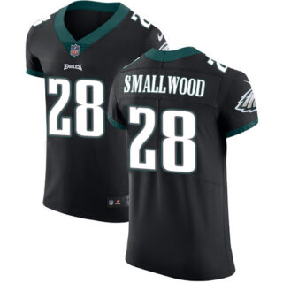 Nike Eagles #28 Wendell Smallwood Black Alternate Men's Stitched NFL Vapor Untouchable Elite Jersey