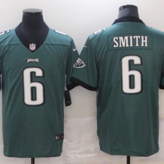 Nike Eagles 6 DeVonta Smith Green 2021 Draft Vapor Limited Jersey