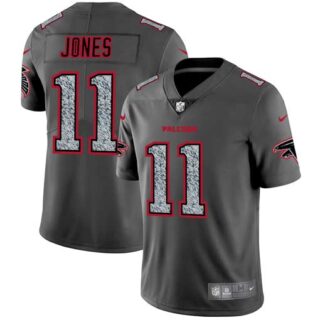 Nike Falcons 11 Julio Jones Gray Camo Vapor Untouchable Limited Jersey