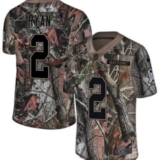 Nike Falcons #2 Matt Ryan Camo Men's Stitched NFL Limited Rush Realtree Jersey