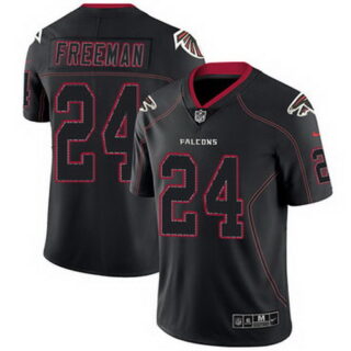 Nike Falcons #24 Devonta Freeman Lights Out Black Men's Stitched NFL Limited Rush Jersey