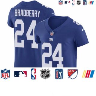 Nike Giants #24 James Bradberry Royal Blue Team Color Men's Stitched NFL Vapor Untouchable Elite Jersey