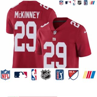 Nike Giants #29 Xavier McKinney Red Alternate Men's Stitched NFL Vapor Untouchable Limited Jersey
