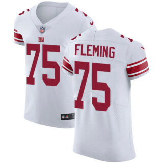 Nike Giants #75 Cameron Fleming White Men's Stitched NFL New Elite Jersey