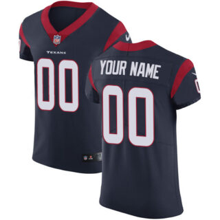 Nike Houston Texans Elite Navy Blue Home Men's Jersey NFL Vapor Untouchable Customized Jerseys