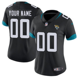 Nike Jacksonville Jaguars Elite Black Home Women's Jersey NFL Vapor Untouchable Customized jerseys