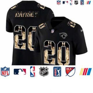 Nike Jaguars 20 Jalen Ramsey Black Statue Of Liberty Limited Jersey