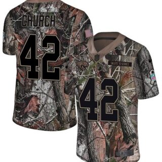Nike Jaguars #42 Barry Church Camo Men's Stitched NFL Limited Rush Realtree Jersey