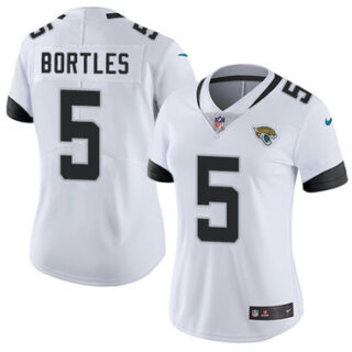 Nike Jaguars #5 Blake Bortles White Women's Stitched NFL Vapor Untouchable Limited Jersey