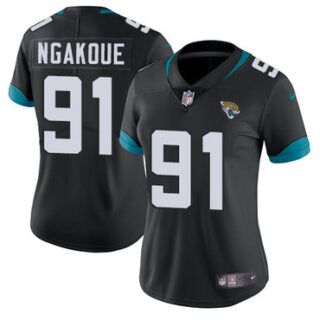 Nike Jaguars #91 Yannick Ngakoue Black Alternate Women's Stitched NFL Vapor Untouchable Limited Jersey