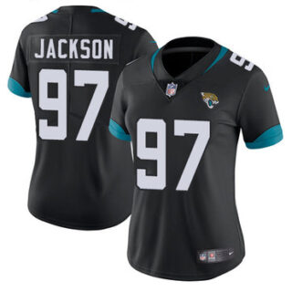 Nike Jaguars #97 Malik Jackson Black Alternate Women's Stitched NFL Vapor Untouchable Limited Jersey