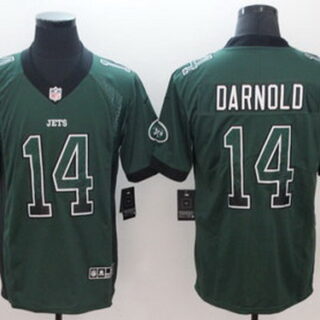 Nike Jets 14 Sam Darnold Green Drift Fashion Limited Jersey