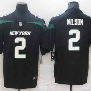 Nike Jets 2 Zach Wilson Black 2021 NFL Draft Vapor Untouchable Limited Jersey