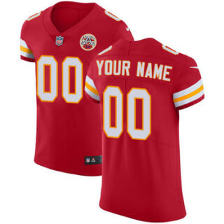 Nike Kansas City Chiefs Elite Red Home Men's Jersey NFL Vapor Untouchable Customized jerseys