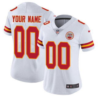 Nike Kansas City Chiefs Elite White Road Women's Jersey NFL Vapor Untouchable Customized jerseys