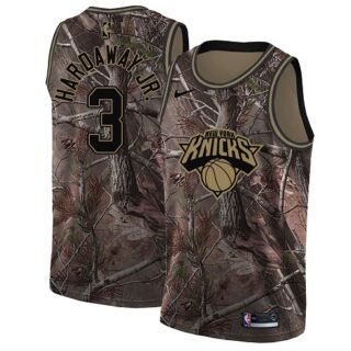 Nike Knicks #3 Tim Hardaway Jr. Camo NBA Swingman Realtree Collection Jersey
