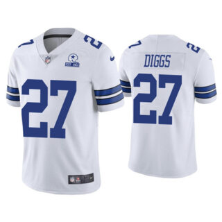 Nike Men's Cowboys #27 Trevon Diggs White Established In 1960 Patch NFL Vapor Untouchable Limited Jersey