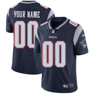 Nike NFL New England Patriots Vapor Untouchable Customized Limited Navy Blue Home Men's Jersey