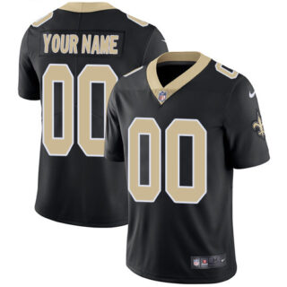 Nike NFL New Orleans Saints Vapor Untouchable Customized Limited Black Home Men's Jersey