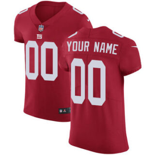 Nike NFL New York Giants Vapor Untouchable Customized Elite Red Alternate Men's Jersey
