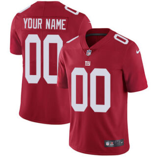 Nike NFL New York Giants Vapor Untouchable Customized Elite Red Alternate Youth Jersey