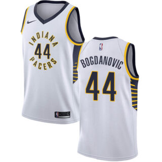 Nike Pacers #44 Bojan Bogdanovic White NBA Swingman Association Edition Jersey