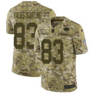 Nike Packers #83 Marquez Valdes-Scantling Camo Men's Stitched NFL Limited 2018 Salute To Service Jersey