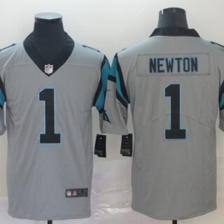 Nike Panthers 1 Cam Newton Silver Inverted Legend Limited Jersey