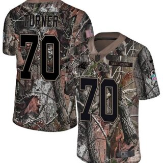 Nike Panthers #70 Trai Turner Camo Men's Stitched NFL Limited Rush Realtree Jersey