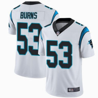 Nike Panthers 53 Brian Burns White Vapor Untouchable Limited Jersey