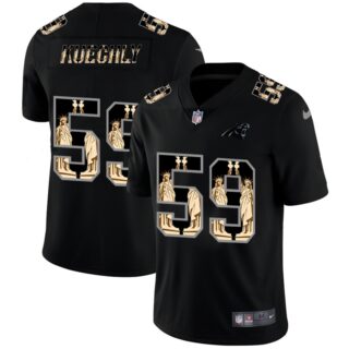 Nike Panthers 59 Luke Kuechly Black Statue Of Liberty Limited Jersey