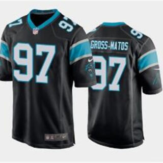 Nike Panthers 97 Yetur Gross-Matos Black 2020 NFL Draft First Round Pick Vapor Untouchable Limited Jersey