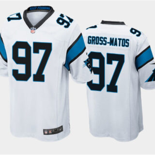 Nike Panthers 97 Yetur Gross-Matos White 2020 NFL Draft First Round Pick Vapor Untouchable Limited Jersey