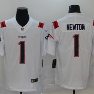 Nike Patriots 1 Cam Newton White Vapor Untouchable Limited Jersey