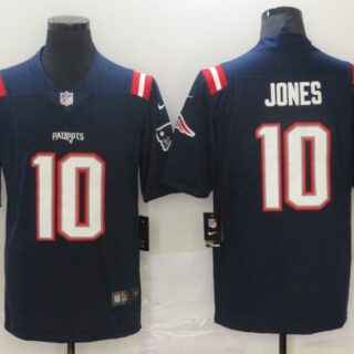 Nike Patriots 10 Mac Jones Navy 2021 Draft Vapor Limited Jersey