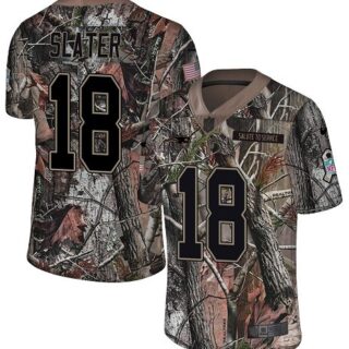 Nike Patriots #18 Matt Slater Camo Men's Stitched NFL Limited Rush Realtree Jersey