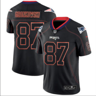 Nike Patriots 87 Rob Gronkowski Black Shadow Legend Limited Jersey