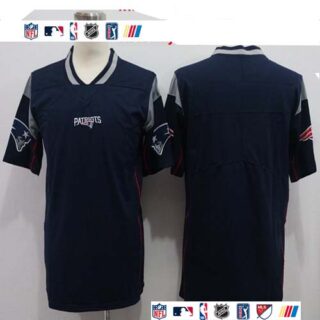 Nike Patriots Blank Navy Vapor Untouchable Limited Jersey