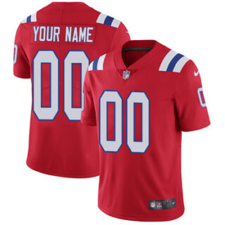 Nike Patriots Red Men's Customized Vapor Untouchable Player Limited Jersey