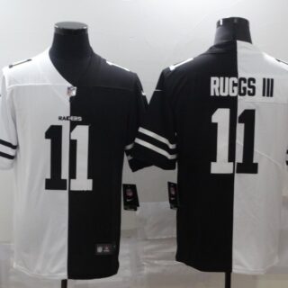 Nike Raiders 11 Henry Ruggs III Black And White Split Vapor Untouchable Limited Jersey