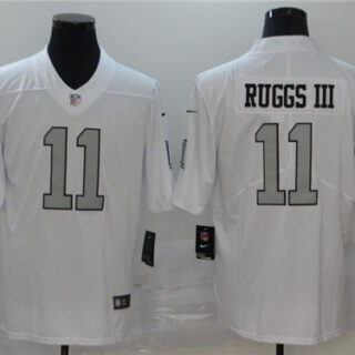 Nike Raiders 11 Henry Ruggs III White 2020 NFL Draft First Round Pick Color Rush Limited Jersey