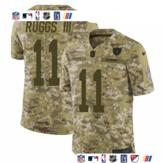 Nike Raiders #11 Henry Ruggs III Camo Men's Stitched NFL Limited 2018 Salute To Service Jersey