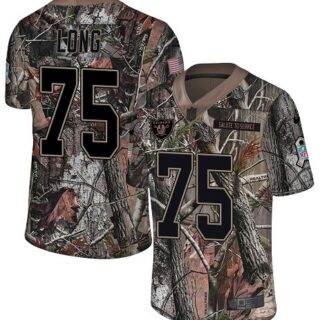 Nike Raiders #75 Howie Long Camo Men's Stitched NFL Limited Rush Realtree Jersey