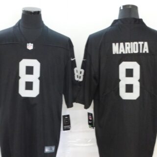 Nike Raiders 8 Marcus Mariota Black Vapor Untouchable Limited Jersey