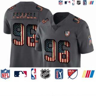 Nike Raiders 96 Clelin Ferrell 2019 Salute To Service USA Flag Fashion Limited Jersey