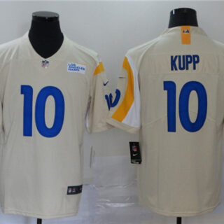 Nike Rams 10 Cooper Kupp Bone 2020 New Vapor Untouchable Limited Jersey
