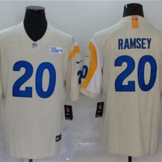 Nike Rams 20 Jalen Ramsey Bone 2020 New Vapor Untouchable Limited Jersey