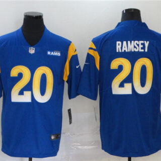 Nike Rams 20 Jalen Ramsey Royal 2020 New Vapor Untouchable Limited Jersey